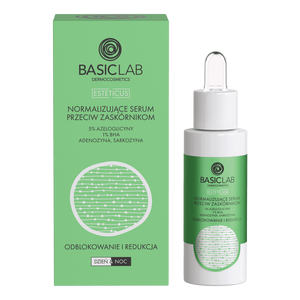 Normalizujące serum przeciw zaskórnikom z 5% azeloglicyny i 1% BHA