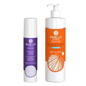 Zestaw do ciała: balsam z retinalem + emulsja SPF 50+