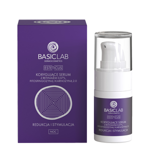 Korygujące serum z retinalem 0,07%, fitosfingozyną i Karnozyną 2.0 Redukcja i Stymulacja, 15 ml